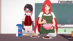 Kushina Uzumaki get fucked and Sarada Uchiha get jealous step | Full Movie on Sheer or Ptrn Fantasyk Thumb