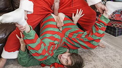 Stepdaddy Giving Best Christmas Present to His Twink Stepson - Soncreep Thumb