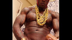 BBC Worship Hallelujah Johnson (Stroking Huge Hairy Cock and Cumshot I'_ll See You In The Street Thumb