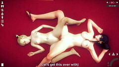 Honey Select 2 - Lesbian - Marie Rose &amp_ Nyotengu Thumb