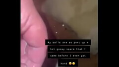 YOU MUST WATCH! BEAUTIFUL THICK RELEASE OF CUM Thumb