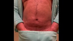 Edging and cum wearing mother in law'_s PJ Thumb