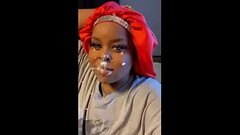 Taking A Big Facial From His Big Dick Thumb