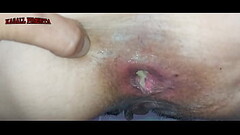 Matei minha vontade de fazer anal, dei meu cuzinho, senti um pau quente pulsando e gozando dentro do Thumb