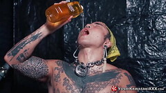 YOSHIKAWASAKIXXX - Asian Yoshi Kawasaki Drinks His Own Pee Thumb