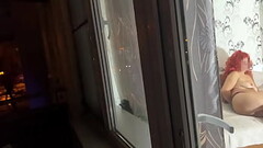 step Son saw a naked Mom in the window and wanted her mature ass for anal Thumb