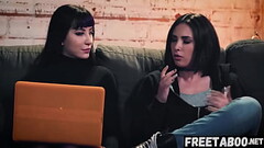 Gorgeous Besties Casey Calvert &amp_ Charlotte Sartre Gets Analized To Pass The Job Interview - Full Thumb
