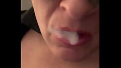 CD Nikki up close smoking with pink lipstick Thumb