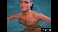 Big boobed blondie Kimberly Holland taking off her sexy uniform outdoor Thumb