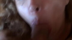 My wife sucks my best friend'_s huge cock and makes him cum on her tits Thumb
