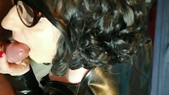 Sissy Tania Cox giving head and getting pissed on Thumb