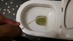 Peeing on the toilet Thumb