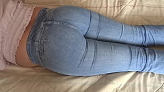 Compilation of videos of my latina wife, 58 year old hairy showing her big ass in jean and showing t Thumb