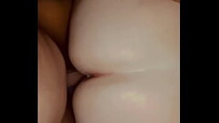 Thick PAWG in Doggy style with BBC Thumb