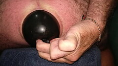 Huge 12 cm wide Inflatable Butt Plug in my Ass Thumb