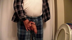 More pissing thru my long foreskin Thumb