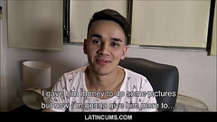 LatinCums.com - Young Latino Twink Jonny Sex With Stranger For Cash Thumb