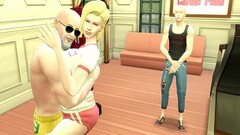 numero 18 androide entrenada sexualmente por el maestro roshi pervertido al frente de su marido corn Thumb