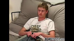 Horny British stallion moans during passionate masturbation Thumb