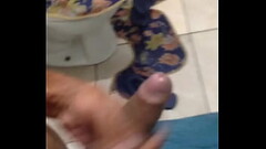 Durante o banho, dotado Thumb