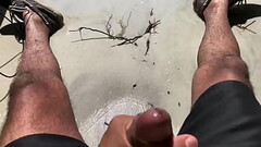 Publicly jerking my cock Thumb