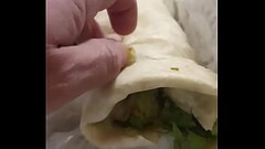 Cum on food - hot  burrito Thumb