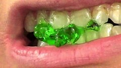 Mouth Vore Close Up Of Fifi Foxx Eating Gummy Bears Thumb