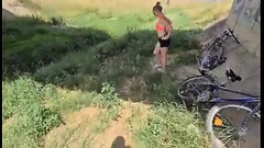 She sucks cock in public, fucks all the cum in her mouth. Thumb