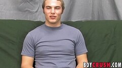Johnny Aces enjoys stroking his big penis post interview Thumb
