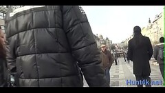Sausage riding scene with a playsome slut Thumb