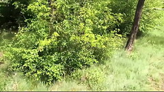 Tattoed Babe Hard Rough Sex Outdoor in the Forest Thumb