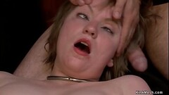 Slave gets fisted in public bar Thumb