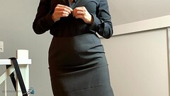 personal assistant gets anal fuck ends with her first ass orgasm, Business Bitch Thumb