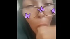 Slut sucked my dick for The Snap Thumb