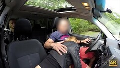 HUNT4K. Beautiful lassie does a good job for change for shopping cart Thumb