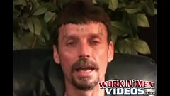 Mature stud strips before stroking his dick and cumming hard Thumb