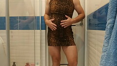 Crossdresser in sexy mini dress Thumb