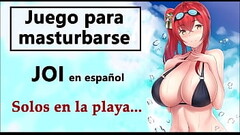Audio JOI en espa&ntilde_ol, a solas con tu amiga tetona en la playa. Thumb