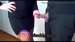 Secretary gives boss a hand job Thumb