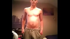 Blond teen strip tease Thumb