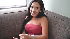 Thick Ass Latina Hottie (Alina Belle) Takes a Huge Cock Deep Inside Her Thumb