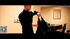 Handsome Straight Hunk Playing Cock Thumb