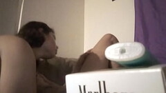 Ginger Paris Sucking On Romanian Dick &amp_Pouring Beer While Licking Thumb