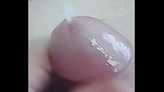 a quick cum shot on the bed with best friend watching Thumb