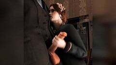 Hermione Granger jerks off Draco Malfoy'_s cock / Harry Potter porn - porn-chat.space Thumb
