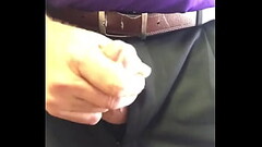 Grandpa cums at the office Thumb