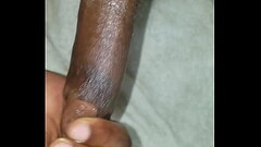 Love stroking my black cock Thumb