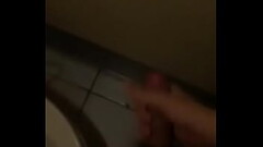 Japanese gay cumshot in public toilet Thumb