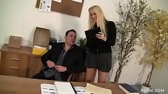 Busty MILF sex in the office Thumb