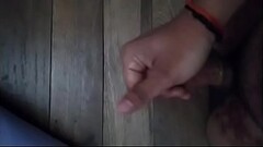 Home alone Guy Massage and Masturbate his thick dick and cum Thumb